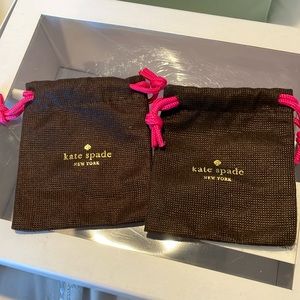 Brand new Kate Spade ♠️ ♠️ 2 pouches for jewelry safekeeping!